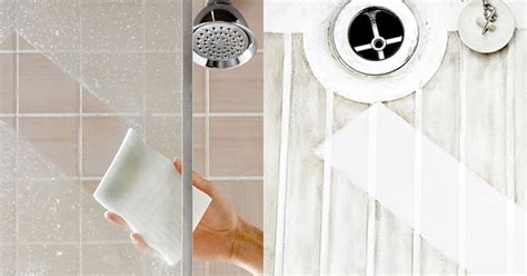 Magic eraser soap scum on shower doors